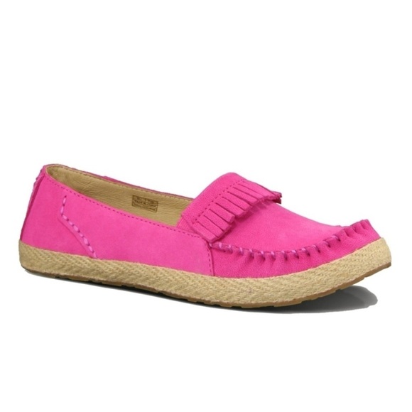 Ugg Marrah Suede Moccasins in Fuchsia Pink - Picture 1 of 12